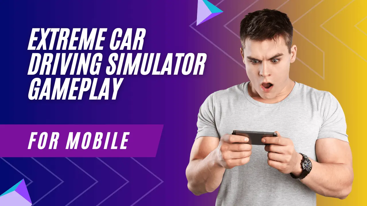 gameplayer playing an extreme car driving game