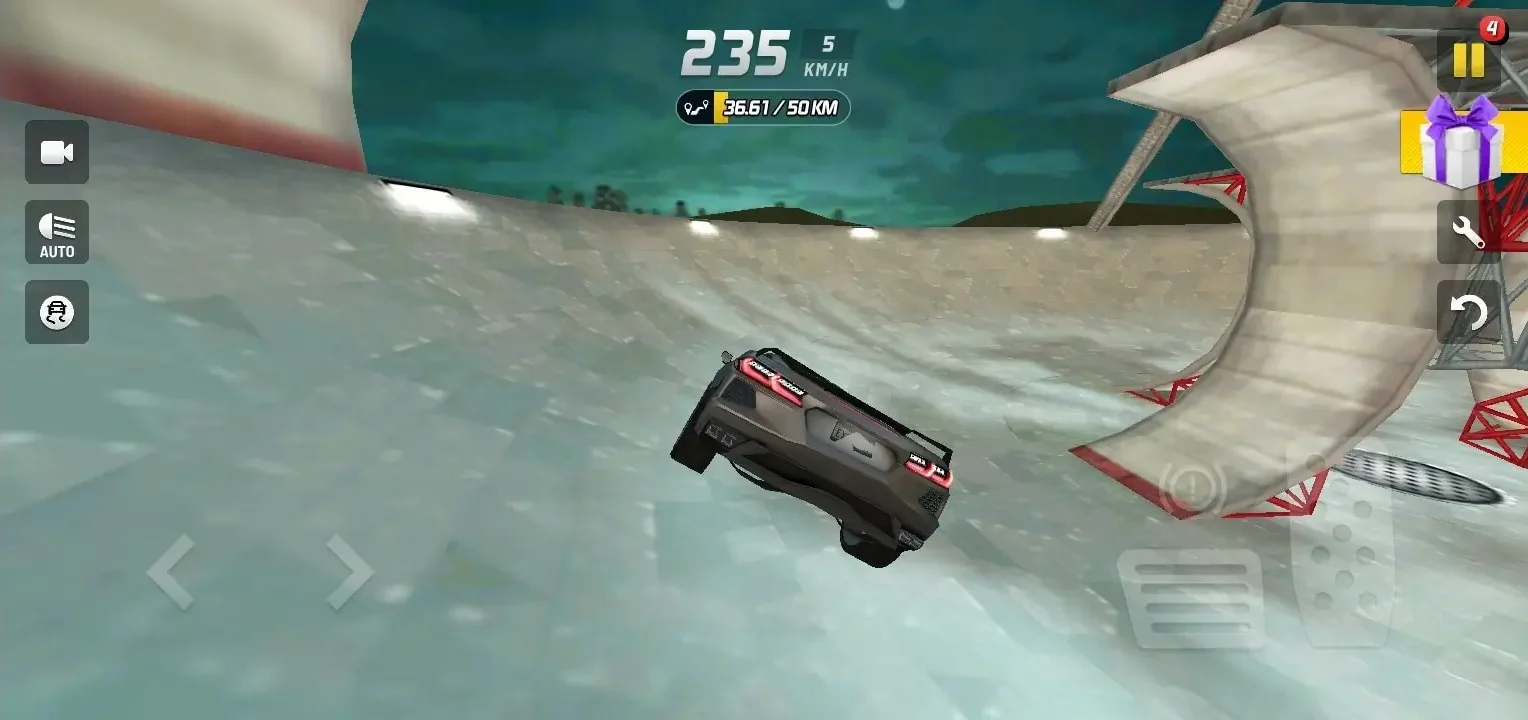 playing game in the airport area of extreme car driving simulator mod apk game