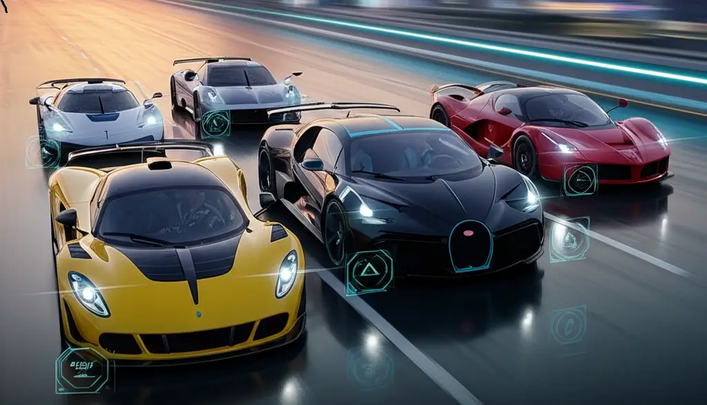 top 5 fastest cars in extreme car driving simulator game  thumbnail