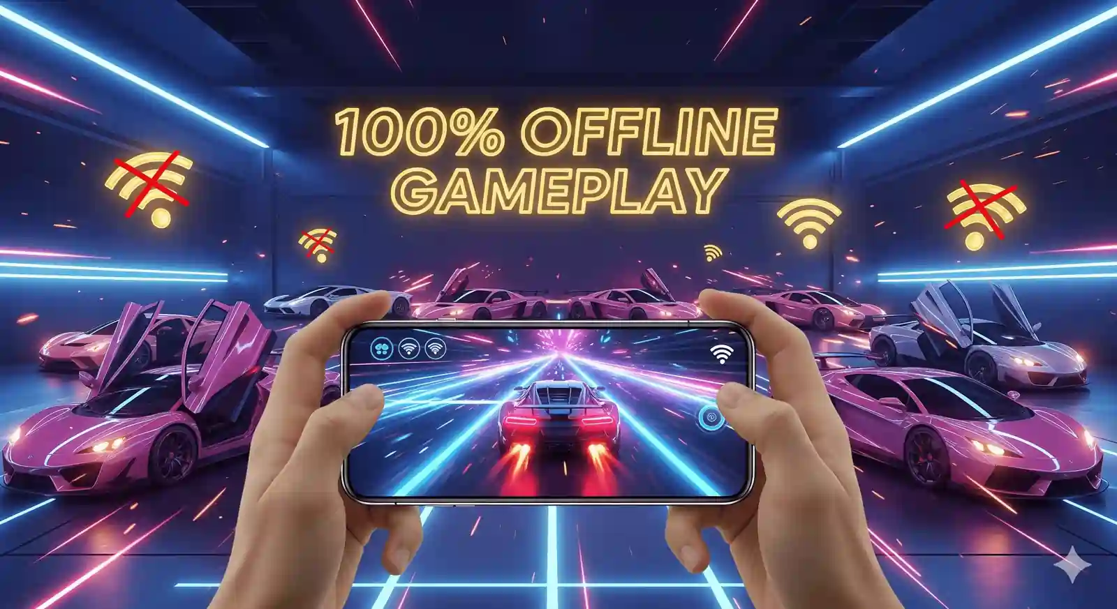 100% offline gameplay