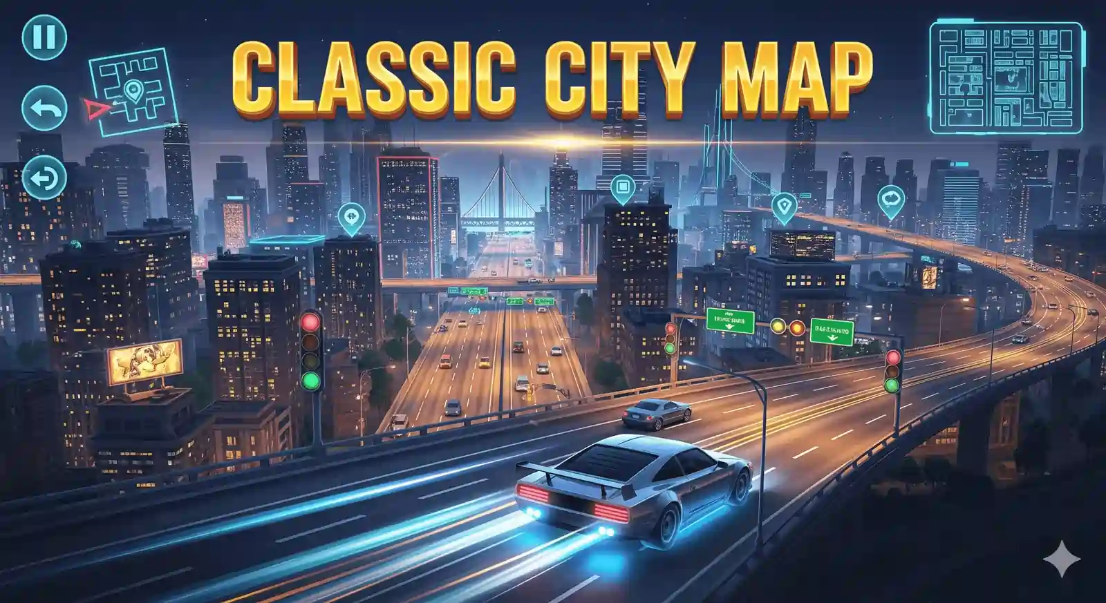 classic city map